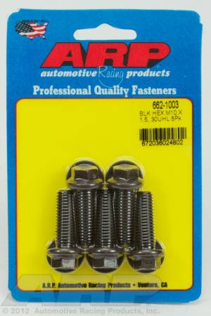 ARP - ARP 662-1003 - M10 x 1.50 x 30 hex black oxide bolts