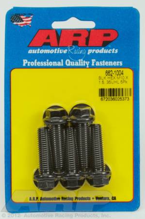 ARP - ARP 662-1004 - M10 x 1.50 x 35 hex black oxide bolts