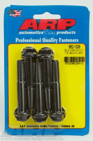 ARP - ARP 662-1008 - M10 x 1.50 x 60 hex black oxide bolts