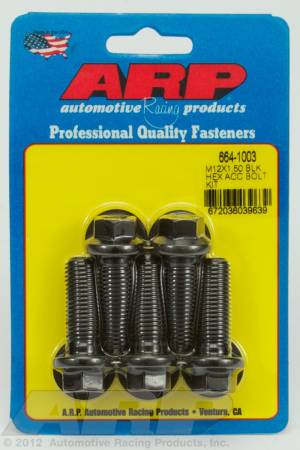 ARP - ARP 664-1003 - M12 x 1.50 x 35 hex black oxide bolts