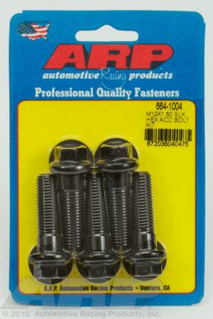 ARP - ARP 664-1004 - M12 x 1.50 x 40 hex black oxide bolts