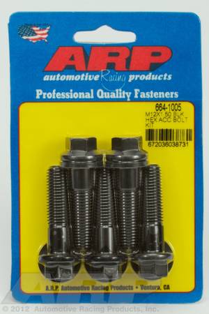 ARP - ARP 664-1005 - M12 x 1.50 x 45 hex black oxide bolts