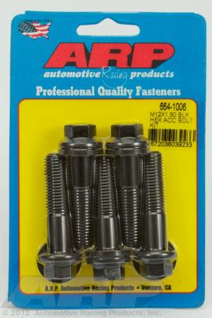 ARP - ARP 664-1006 - M12 x 1.50 x 50 hex black oxide bolts