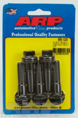 ARP - ARP 665-1005 - M12 x 1.75 x 45 hex black oxide bolts