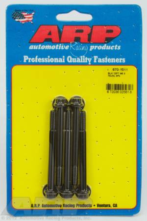 ARP - ARP 670-1011 - M6 x 1.00 x 70 12pt black oxide bolts