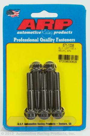 ARP - ARP 671-1006 - M8 x 1.25 x 45 12pt black oxide bolts