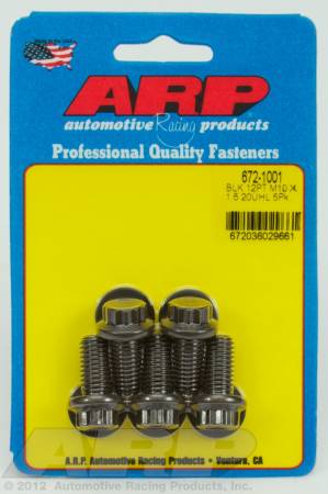 ARP - ARP 672-1001 - M10 x 1.50 x 20 12pt black oxide bolts