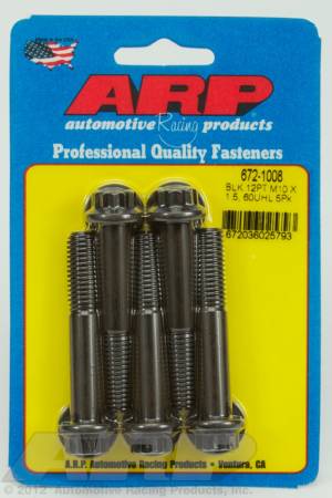 ARP - ARP 672-1008 - M10 x 1.50 x 60 12pt black oxide bolts