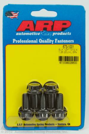 ARP - ARP 673-1001 - M10 x 1.25 x 20 12pt black oxide bolts