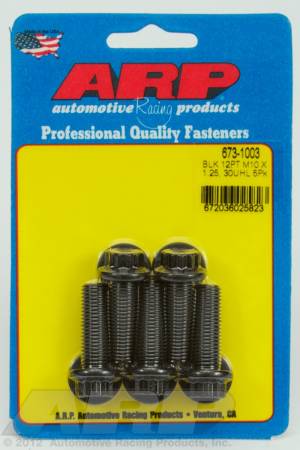 ARP - ARP 673-1003 - M10 x 1.25 x 30 12pt black oxide bolts