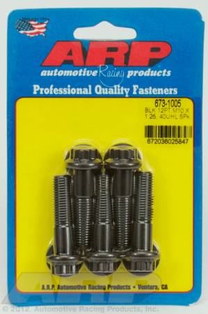 ARP - ARP 673-1005 - M10 x 1.25 x 40 12pt black oxide bolts