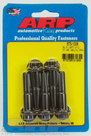 ARP - ARP 673-1006 - M10 x 1.25 x 45 12pt black oxide bolts