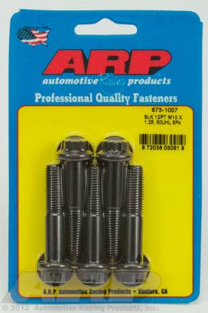 ARP - ARP 673-1007 - M10 x 1.25 x 50 12pt black oxide bolts