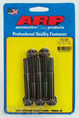 ARP - ARP 673-1009 - M10 x 1.25 x 70 12pt black oxide bolts