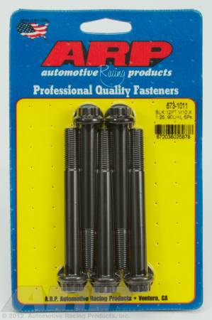 ARP - ARP 673-1011 - M10 x 1.25 x 90 12pt black oxide bolts