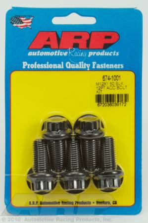 ARP - ARP 674-1001 - M12 x 1.50 x 25 12pt black oxide bolts