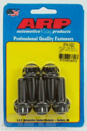 ARP - ARP 674-1002 - M12 x 1.50 x 30 12pt black oxide bolts