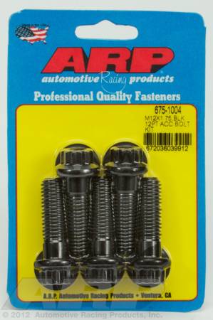 ARP - ARP 675-1004 - M12 X 1.75 X 40 12pt black oxide bolts