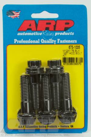 ARP - ARP 675-1005 - M12 X 1.75 X 45 12pt black oxide bolts