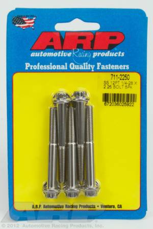 ARP - ARP 711-2250 - 1/4-28 x 2.250 12pt SS bolts