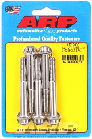 ARP - ARP 712-2500 - 5/16-24 x 2.500 12pt SS bolts