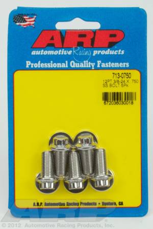 ARP - ARP 713-0750 - 3/8-24 x .750 12pt SS bolts