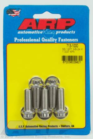 ARP - ARP 713-1000 - 3/8-24 x 1.000 12pt SS bolts