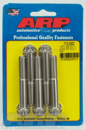 ARP - ARP 713-2500 - 3/8-24 x 2.500 12pt SS bolts