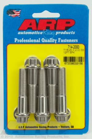 ARP - ARP 714-2000 - 7/16-20 x 2.000 12pt SS bolts