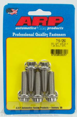 ARP - ARP 715-1250 - 3/8-24 x 1.250 12pt 7/16 wrenching SS bolts