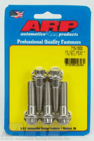 ARP - ARP 715-1500 - 3/8-24 x 1.500 12pt 7/16 wrenching SS bolts