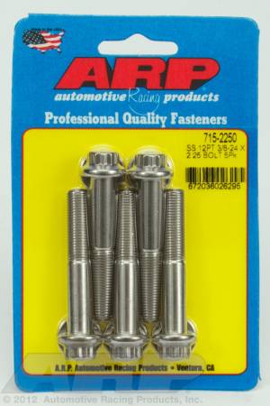 ARP - ARP 715-2250 - 3/8-24 x 2.250 12pt 7/16 wrenching SS bolts