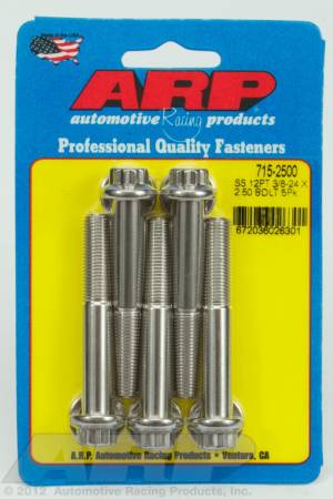 ARP - ARP 715-2500 - 3/8-24 x 2.500 12pt 7/16 wrenching SS bolts