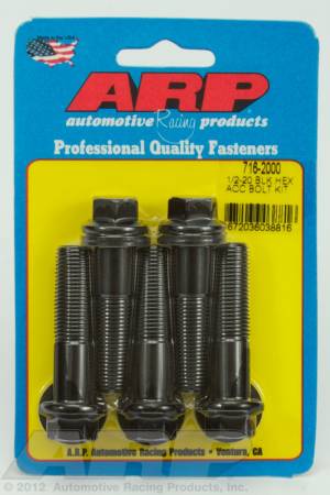 ARP - ARP 716-2000 - 1/2-20 x 2.000 hex black oxide bolts