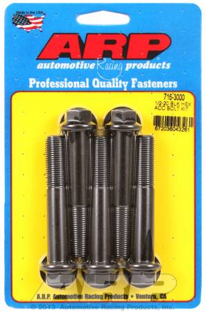 ARP - ARP 716-3000 - 1/2-20 x 3.000 hex black oxide bolts