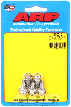 ARP - ARP 721-0515 - 1/4-28 x .515 hex SS bolts