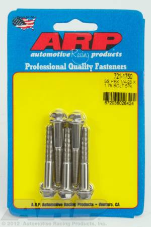 ARP - ARP 721-1750 - 1/4-28 x 1.750 hex SS bolts