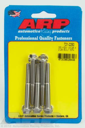 ARP - ARP 721-2250 - 1/4-28 x 2.250 hex SS bolts