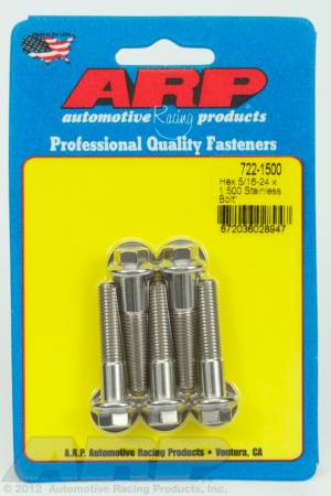 ARP - ARP 722-1500 - 5/16-24 x 1.500 hex SS bolts