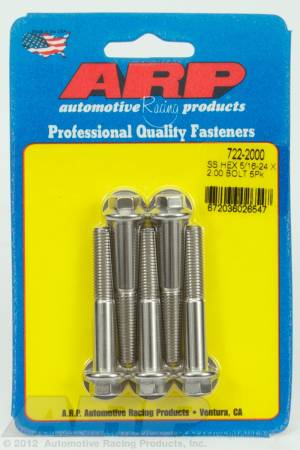 ARP - ARP 722-2000 - 5/16-24 x 2.000 hex SS bolts