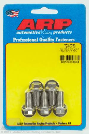 ARP - ARP 723-0750 - 3/8-24 x .750 hex SS bolts