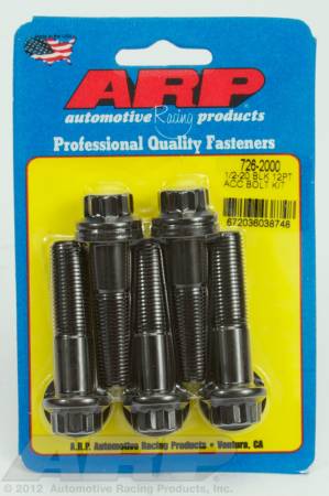 ARP - ARP 726-2000 - 1/2-20 x 2.000 12pt black oxide bolts