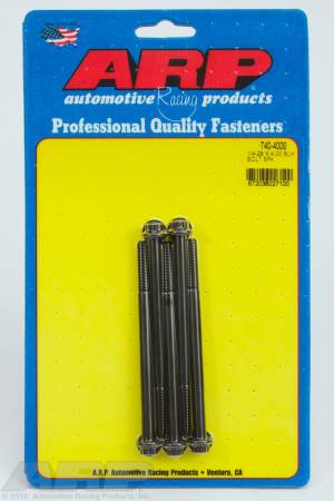 ARP - ARP 740-4000 - 1/4-28 x 4.000 12pt black oxide bolts