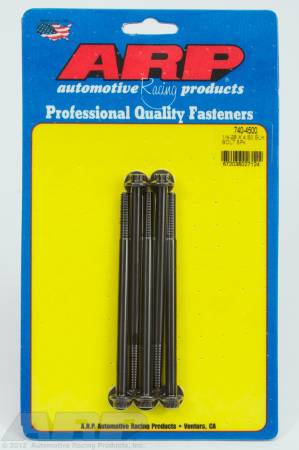 ARP - ARP 740-4500 - 1/4-28 x 4.500 12pt black oxide bolts