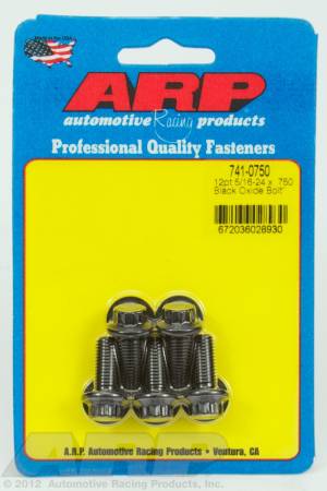 ARP - ARP 741-0750 - 5/16-24 x .750 12pt black oxide bolts