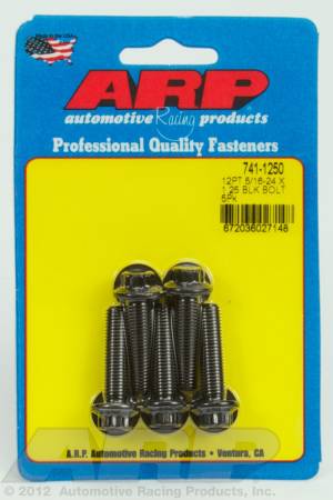 ARP - ARP 741-1250 - 5/16-24 x 1.250 12pt black oxide bolts