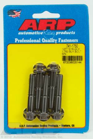 ARP - ARP 741-1750 - 5/16-24 x 1.750 12pt black oxide bolts