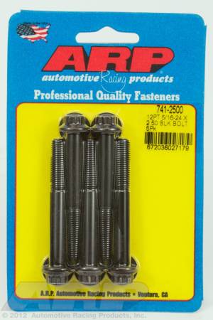 ARP - ARP 741-2500 - 5/16-24 x 2.500 12pt black oxide bolts