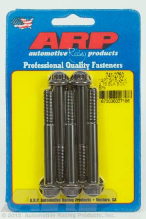 ARP - ARP 741-2750 - 5/16-24 x 2.750 12pt black oxide bolts