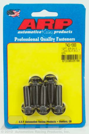 ARP - ARP 742-1000 - 3/8-24 x 1.000 12pt black oxide bolts